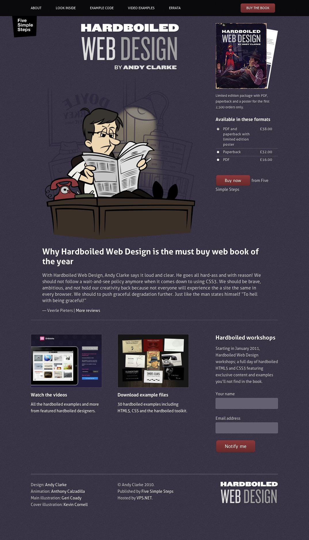 Hardboiled Web Design
